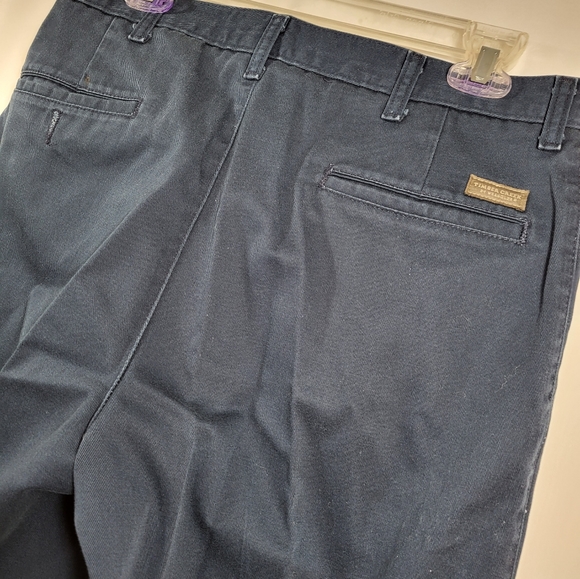 Timber Creek by Wrangler navy pants men's 34  #1090 - Picture 5 of 5